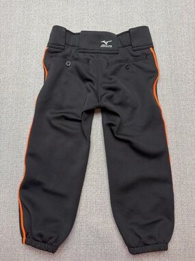 Mizuno Girls Youth Softball Pants Stripe Padded Reinforced